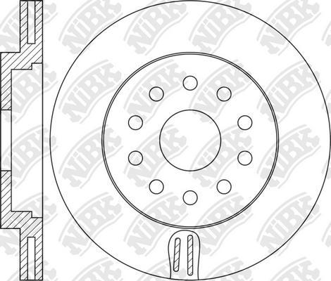 NiBK RN1171 - Bremžu diski www.autospares.lv