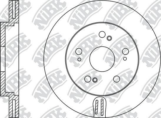 NiBK RN1177 - Bremžu diski www.autospares.lv