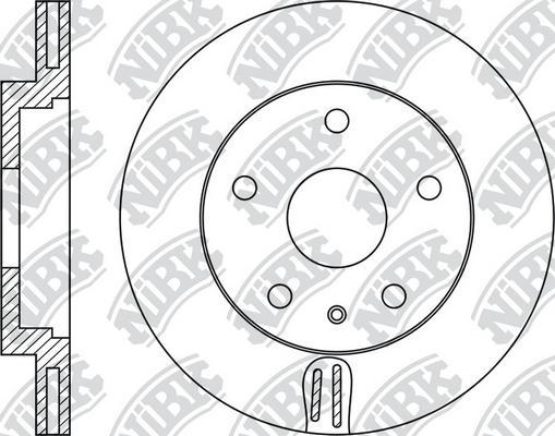 NiBK RN1899 - Brake Disc www.autospares.lv