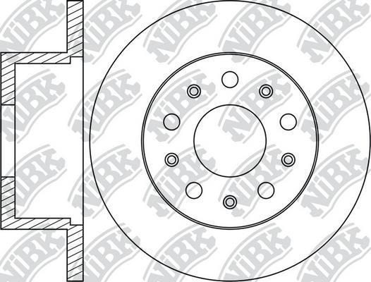 NiBK RN1846 - Bremžu diski www.autospares.lv