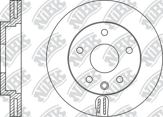 NiBK RN1316 - Bremžu diski www.autospares.lv