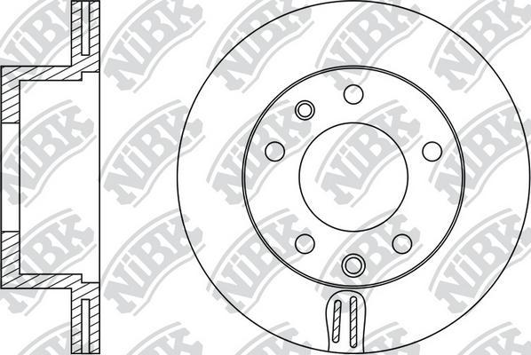 NiBK RN1388 - Тормозной диск www.autospares.lv