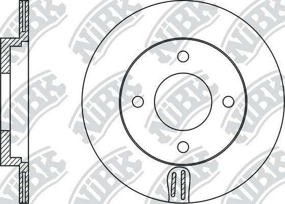 NiBK RN1338 - Bremžu diski www.autospares.lv