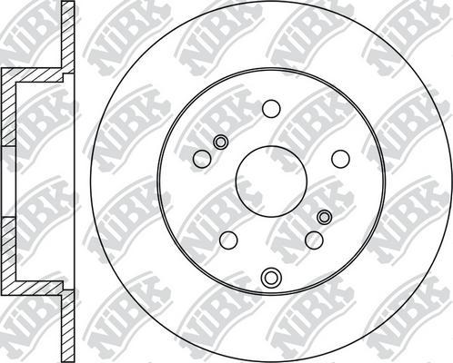 NiBK RN1201 - Bremžu diski www.autospares.lv