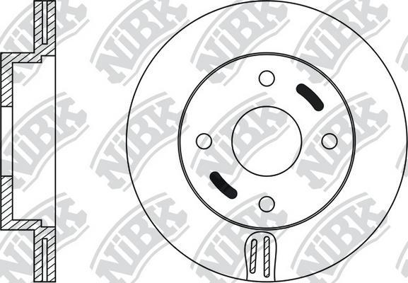 NiBK RN1233 - Bremžu diski autospares.lv