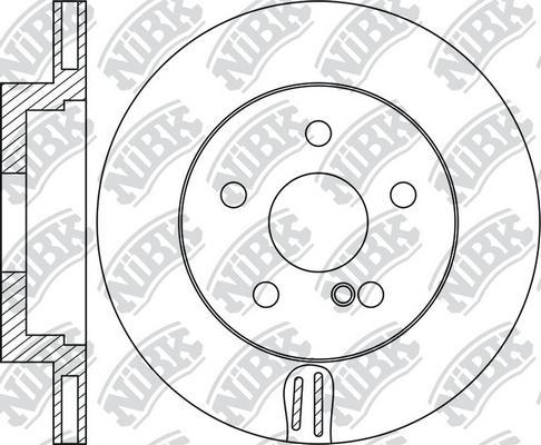 NiBK RN1795 - Bremžu diski www.autospares.lv