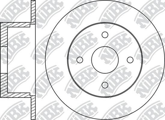 NiBK RN1746H - Brake Disc www.autospares.lv