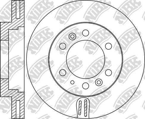 NiBK RN1750 - Bremžu diski autospares.lv
