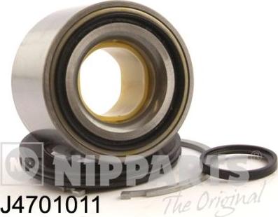 Nipparts J4701011 - Подшипник ступицы колеса, комплект www.autospares.lv