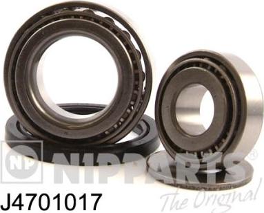 Nipparts J4701017 - Подшипник ступицы колеса, комплект www.autospares.lv