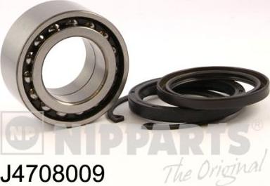 Nipparts J4708009 - Подшипник ступицы колеса, комплект www.autospares.lv