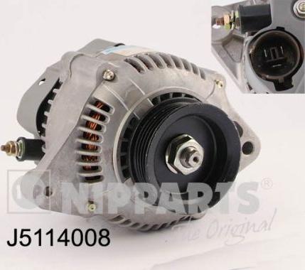 Nipparts J5114008 - Генератор www.autospares.lv