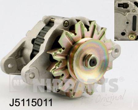 Nipparts J5115011 - Alternator www.autospares.lv