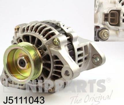 Nipparts J5111043 - Генератор www.autospares.lv