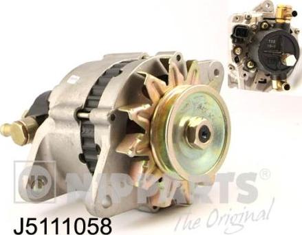 Nipparts J5111058 - Генератор www.autospares.lv