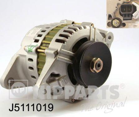 Nipparts J5111019 - Генератор www.autospares.lv