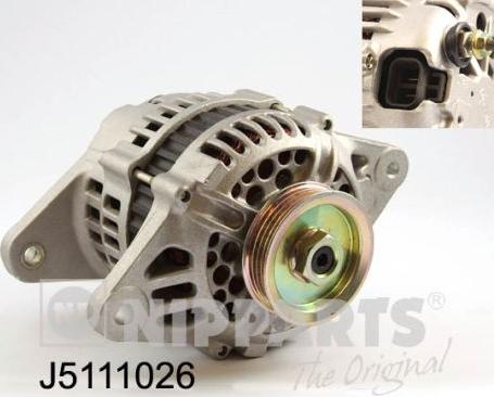 Nipparts J5111026 - Генератор www.autospares.lv