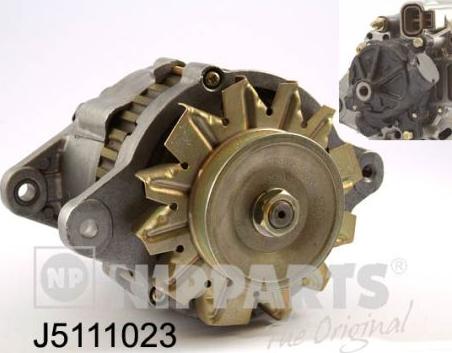 Nipparts J5111023 - Генератор www.autospares.lv