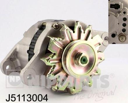 Nipparts J5113004 - Alternator www.autospares.lv