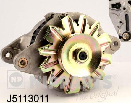 Nipparts J5113011 - Alternator www.autospares.lv