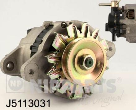 Nipparts J5113031 - Генератор www.autospares.lv