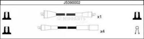 Nipparts J5390002 - Augstsprieguma vadu komplekts www.autospares.lv