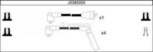 Nipparts J5385005 - Augstsprieguma vadu komplekts www.autospares.lv