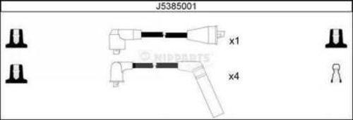 Nipparts J5385001 - Augstsprieguma vadu komplekts www.autospares.lv