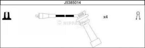 Nipparts J5385014 - Augstsprieguma vadu komplekts www.autospares.lv