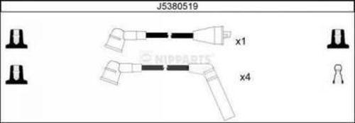 Nipparts J5380519 - Augstsprieguma vadu komplekts www.autospares.lv