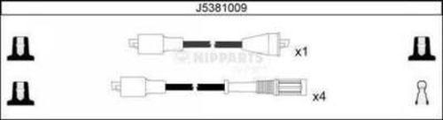 Nipparts J5381009 - Augstsprieguma vadu komplekts www.autospares.lv