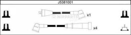 Nipparts J5381001 - Augstsprieguma vadu komplekts www.autospares.lv