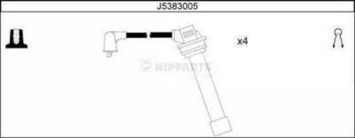 Nipparts J5383005 - Augstsprieguma vadu komplekts www.autospares.lv