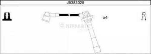 Nipparts J5383025 - Augstsprieguma vadu komplekts www.autospares.lv