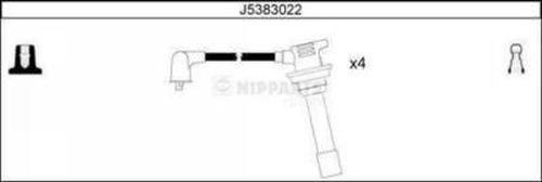 Nipparts J5383022 - Augstsprieguma vadu komplekts www.autospares.lv