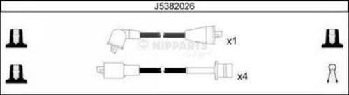 Nipparts J5382026 - Augstsprieguma vadu komplekts www.autospares.lv