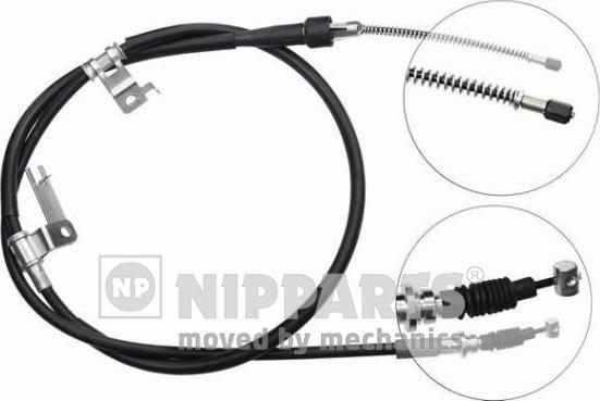 Nipparts J19608 - Cable, parking brake www.autospares.lv