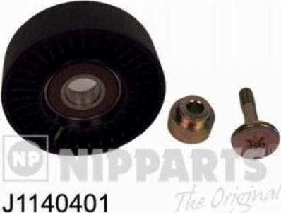 Nipparts J1140401 - Parazīt / Vadrullītis, Ķīļrievu siksna www.autospares.lv