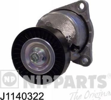 Nipparts J1140322 - Parazīt / Vadrullītis, Ķīļrievu siksna www.autospares.lv