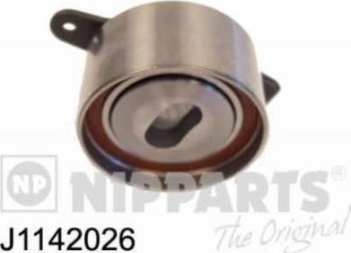 Nipparts J1142026 - Spriegotājrullītis, Gāzu sadales mehānisma piedziņas siksna www.autospares.lv