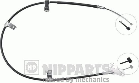 Nipparts J3934018 - Trose, Stāvbremžu sistēma www.autospares.lv