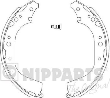 Nipparts J3502039 - Brake Shoe Set www.autospares.lv