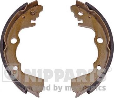 Nipparts J3507007 - Комплект тормозных колодок, барабанные www.autospares.lv