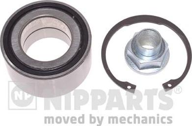 Nipparts N4708017 - Подшипник ступицы колеса, комплект www.autospares.lv