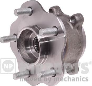 Nipparts N4711058 - Подшипник ступицы колеса, комплект www.autospares.lv