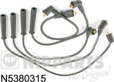 Nipparts N5380315 - Augstsprieguma vadu komplekts www.autospares.lv