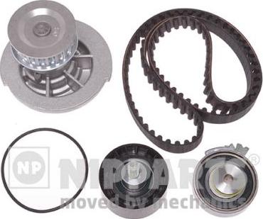 Nipparts N1160902 - Ūdenssūknis + Zobsiksnas komplekts www.autospares.lv