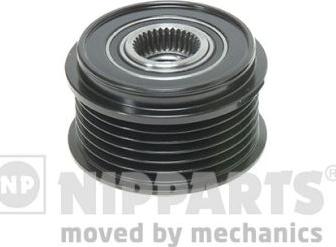 Nipparts N1185001 - Pulley, alternator, freewheel clutch www.autospares.lv