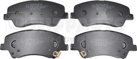 Nipparts N3600338 - Brake Pad Set, disc brake www.autospares.lv