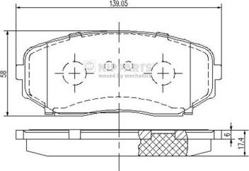 Valeo 671777 - Brake Pad Set, disc brake www.autospares.lv